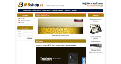 Desktop Screenshot of mb-shop.cz